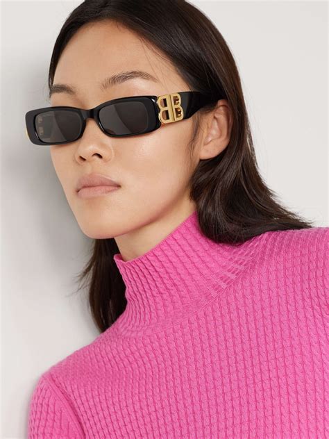 balenciaga black cat eye sunglasses|balenciaga eyewear dynasty sunglasses.